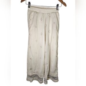 Vintage Eyelet Lace Bloomers Pantaloons Boho Cottagecore Victorian Style Cropped